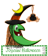 Gifs joyeuses Halloween sorcière